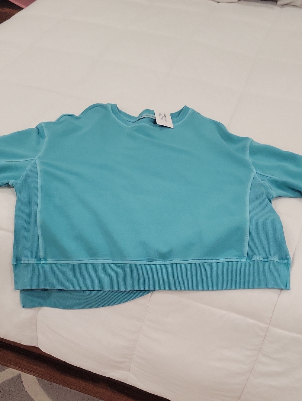 Aqua Crewneck Sweatshirt - Blue